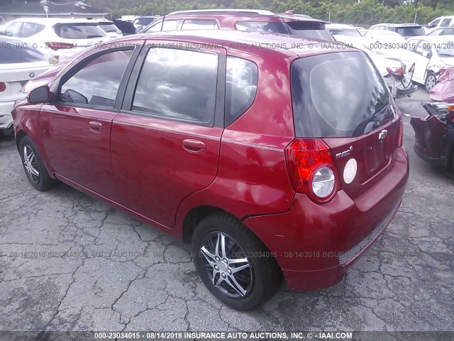 KL1TD6DE7AB096345 - 2010 CHEVROLET AVEO LS/LT 红色 照片 3