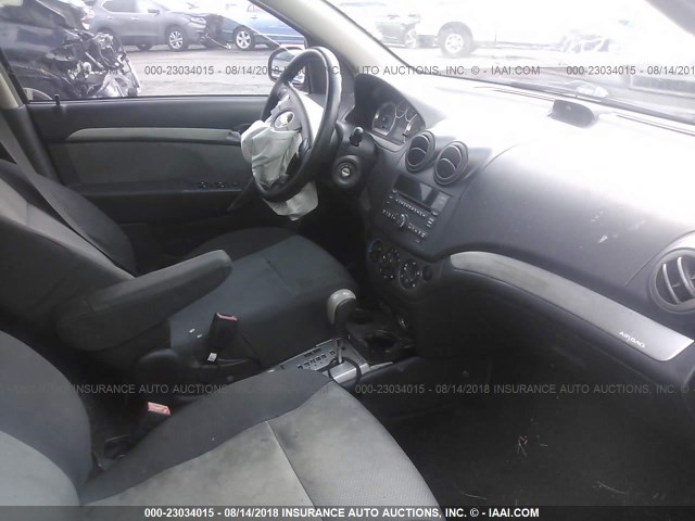 KL1TD6DE7AB096345 - 2010 CHEVROLET AVEO LS/LT 红色 照片 5