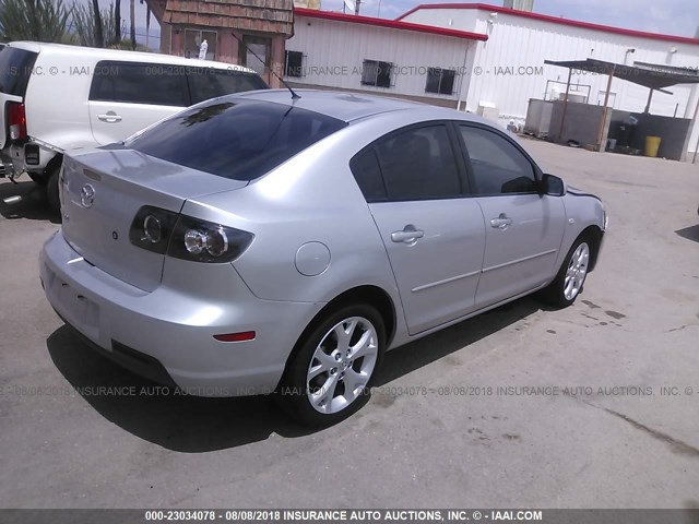 JM1BK32F891232360 - 2009 MAZDA 3 I SILVER photo 4