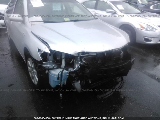 4T1BB46K89U075792 - 2009 TOYOTA CAMRY HYBRID SILVER photo 6