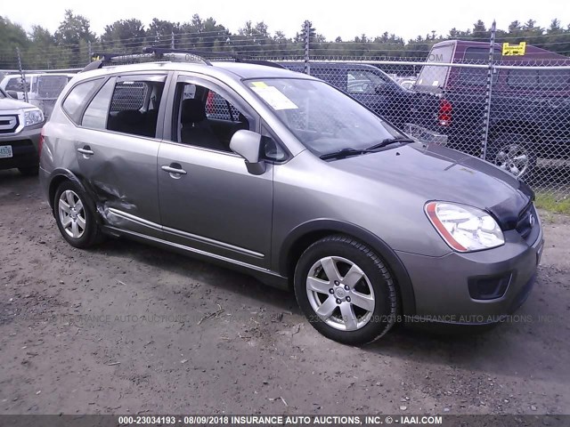 KNAFG529197273481 - 2009 KIA RONDO LX/EX GRAY photo 1