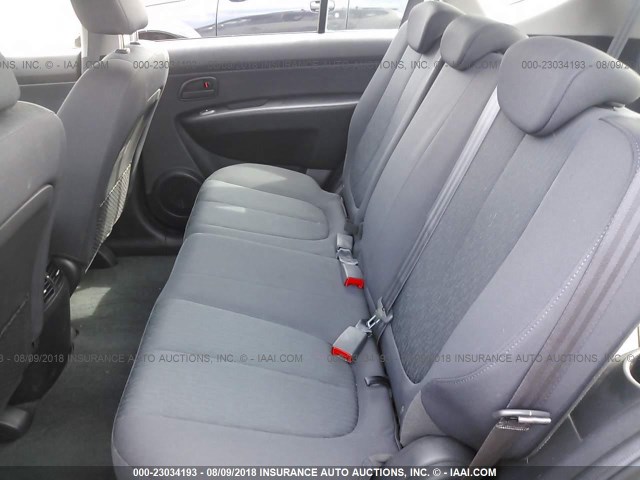 KNAFG529197273481 - 2009 KIA RONDO LX/EX GRAY photo 8