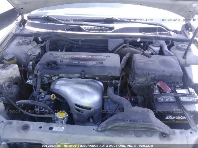 4T1BE32K55U570503 - 2005 TOYOTA CAMRY LE/XLE/SE 银色 照片 10