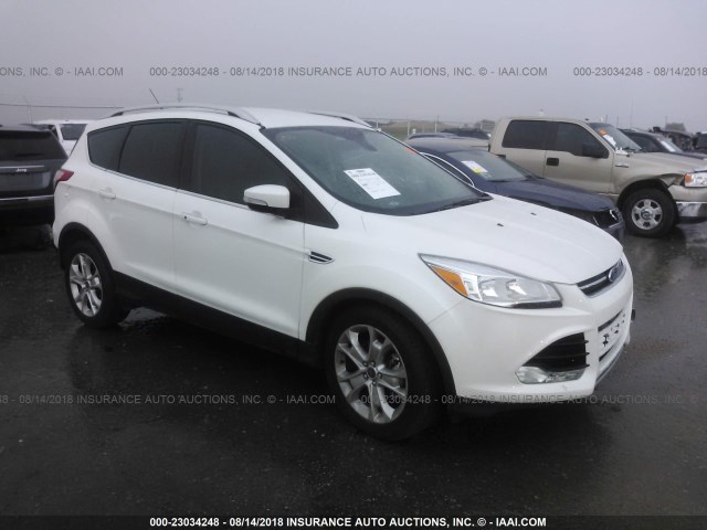 1FMCU0J90GUC25483 - 2016 FORD ESCAPE TITANIUM WHITE photo 1