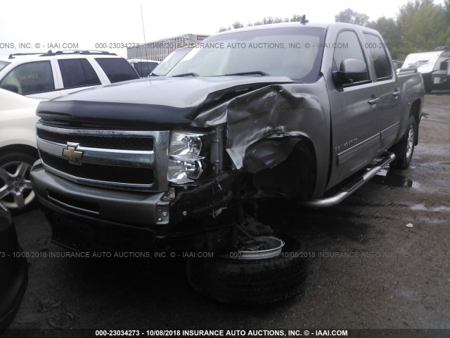 3GCEK33319G258379 - 2009 CHEVROLET SILVERADO K1500 LTZ GRAY photo 2