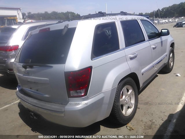 1J4HR58N76C312629 - 2006 JEEP GRAND CHEROKEE LIMITED SILVER photo 4