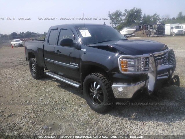 1GTR2WE71DZ213339 - 2013 GMC SIERRA K1500 SLT BLACK photo 1