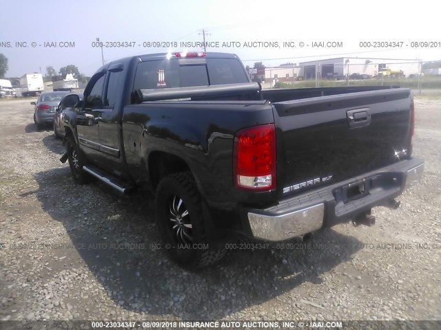 1GTR2WE71DZ213339 - 2013 GMC SIERRA K1500 SLT BLACK photo 3