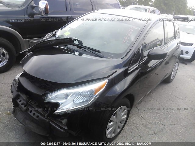 3N1CE2CP5FL382284 - 2015 NISSAN VERSA NOTE S/S PLUS/SV/SL/SR BLACK photo 2