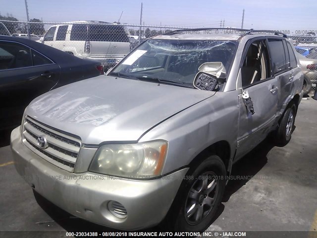 JTEGF21A120060335 - 2002 TOYOTA HIGHLANDER LIMITED TAN photo 2