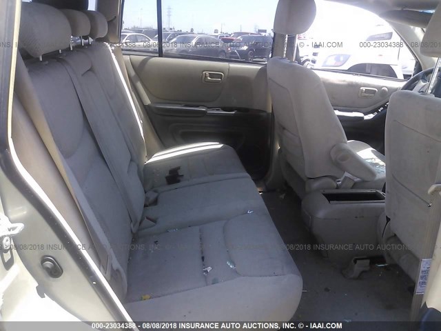 JTEGF21A120060335 - 2002 TOYOTA HIGHLANDER LIMITED TAN photo 8