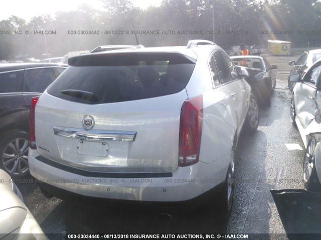 3GYFNFEYXAS530459 - 2010 CADILLAC SRX PREMIUM COLLECTION WHITE photo 4