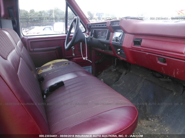1FTCF10FXDNA39760 - 1983 FORD F100 RED photo 5