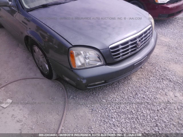 1G6KF57963U164345 - 2003 CADILLAC DEVILLE DTS GRAY photo 6