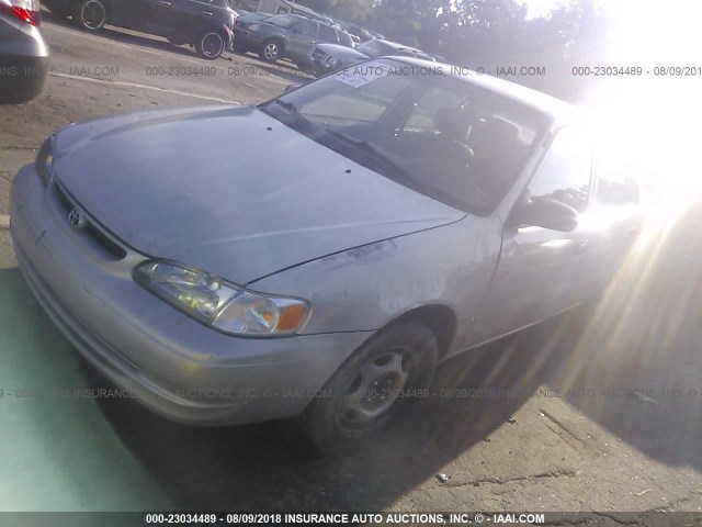 1NXBR12E9YZ338722 - 2000 TOYOTA COROLLA VE/CE/LE 银色 照片 2