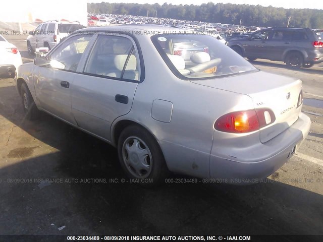 1NXBR12E9YZ338722 - 2000 TOYOTA COROLLA VE/CE/LE 银色 照片 3