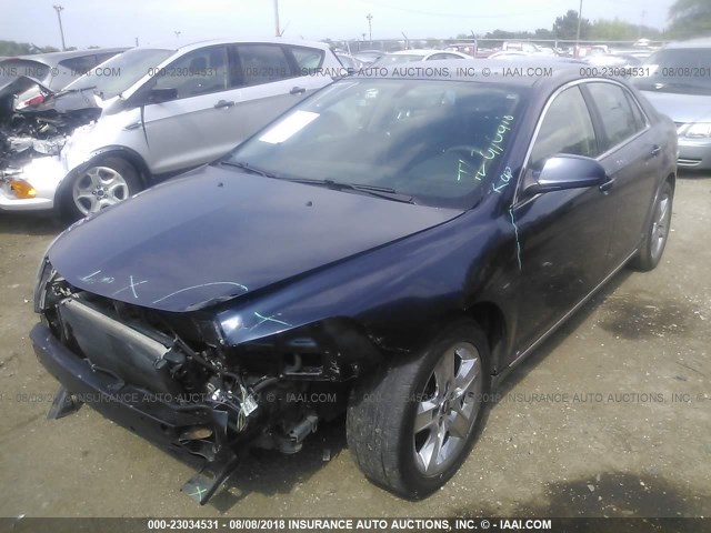 1G1ZH57B994102304 - 2009 CHEVROLET MALIBU 1LT ლურჯი ფოტო 2