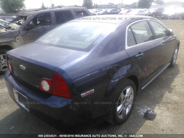 1G1ZH57B994102304 - 2009 CHEVROLET MALIBU 1LT ლურჯი ფოტო 4