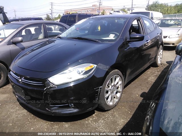 1C3CDFFA5GD796546 - 2016 DODGE DART SXT SPORT BLACK photo 2