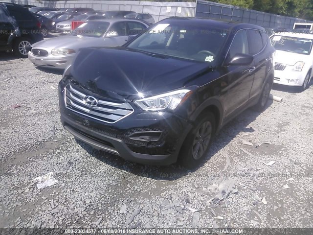 5XYZTDLB2GG352746 - 2016 HYUNDAI SANTA FE SPORT  BLACK photo 2