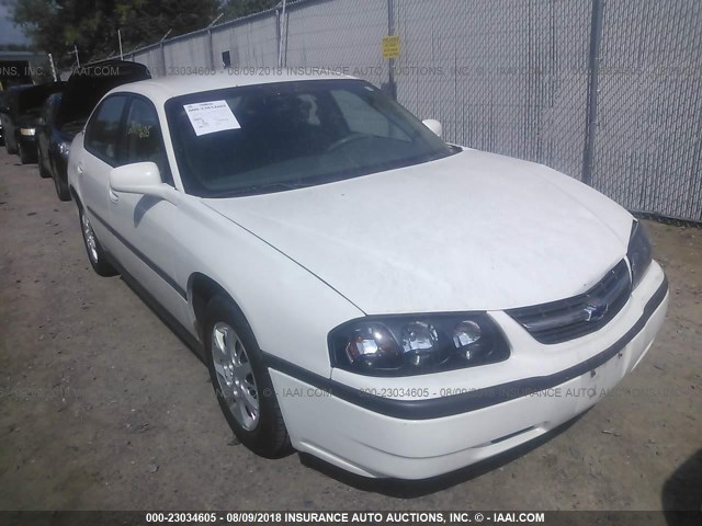 2G1WF52E949172370 - 2004 CHEVROLET IMPALA WHITE photo 1