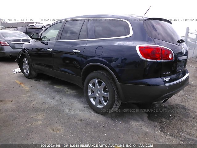 5GAEV23778J191712 - 2008 BUICK ENCLAVE CXL 蓝色 照片 3