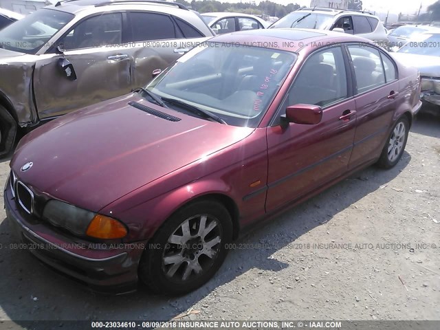 WBAAM3337XFP61984 - 1999 BMW 323 I AUTOMATIC RED photo 2