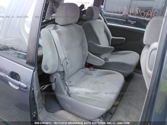 5TDZK23C57S021565 - 2007 TOYOTA SIENNA CE/LE GRAY photo 8