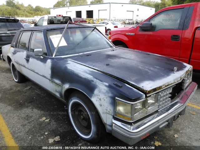 6S69R6Q513845 - 1976 CADILLAC SEVILLE BLACK photo 1