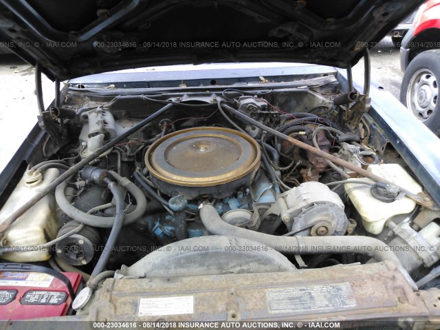 6S69R6Q513845 - 1976 CADILLAC SEVILLE BLACK photo 10