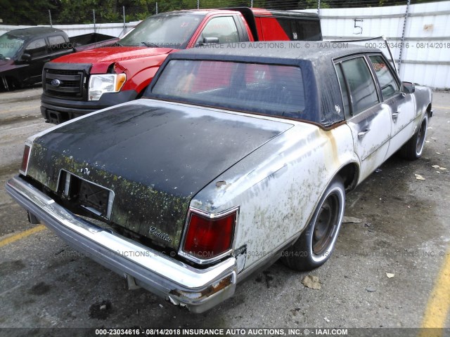 6S69R6Q513845 - 1976 CADILLAC SEVILLE BLACK photo 4