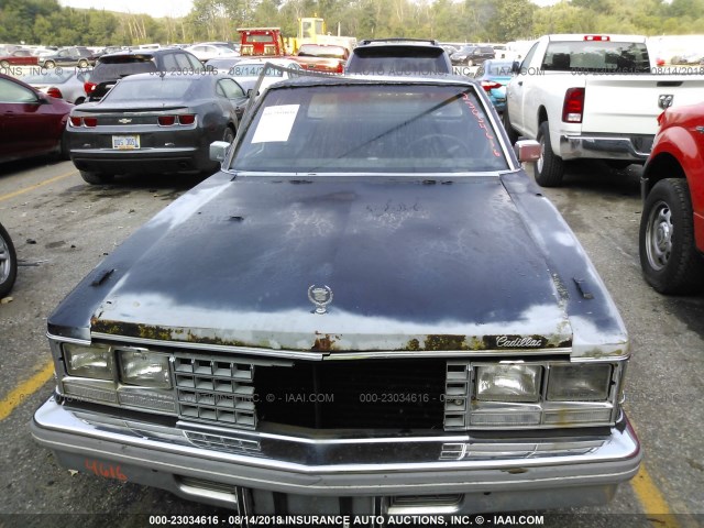 6S69R6Q513845 - 1976 CADILLAC SEVILLE BLACK photo 6