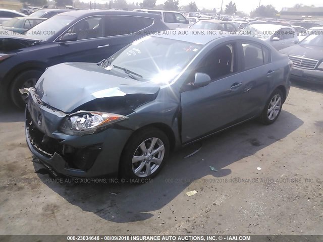 JM1BL1VG3B1452582 - 2011 MAZDA 3 I BLUE photo 2