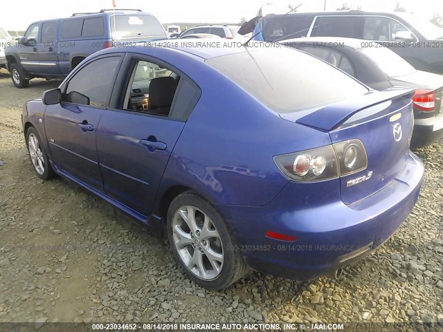 JM1BK323971636030 - 2007 MAZDA 3 S BLUE photo 3