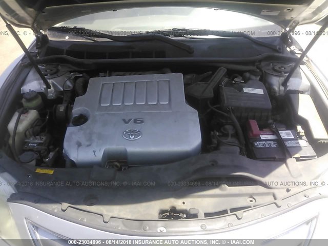 4T1BK3EK9AU597296 - 2010 TOYOTA CAMRY SE/LE/XLE SILVER photo 10