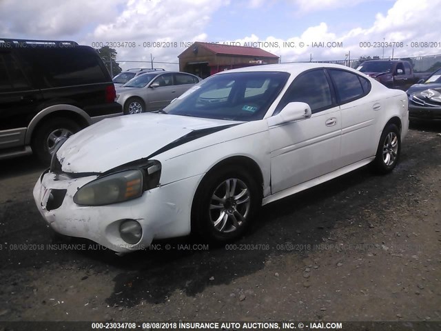 2G2WP522641297047 - 2004 PONTIAC GRAND PRIX GT WHITE photo 2