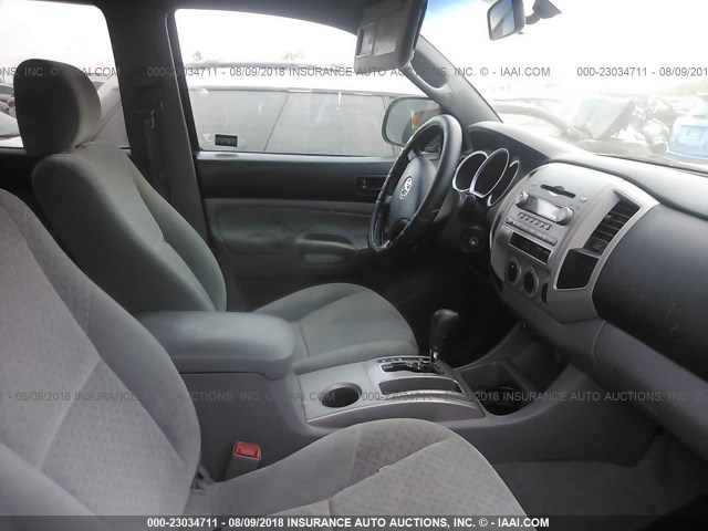 5TEJU62N48Z500193 - 2008 TOYOTA TACOMA DOUBLE CAB PRERUNNER RED photo 5