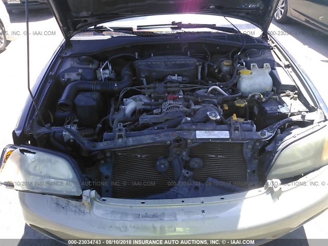 4S3BH675X17668399 - 2001 SUBARU LEGACY OUTBACK AWP 蓝色 照片 10