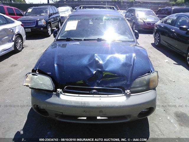4S3BH675X17668399 - 2001 SUBARU LEGACY OUTBACK AWP 蓝色 照片 6