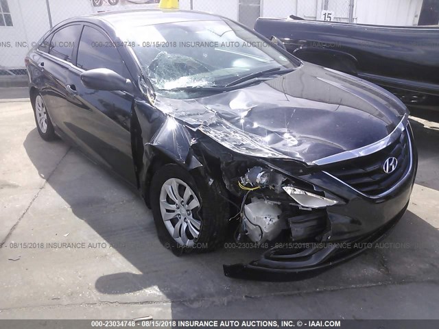 5NPEB4ACXDH569429 - 2013 HYUNDAI SONATA GLS BLACK photo 6