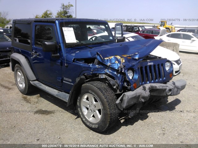 1J4AA2D16AL113154 - 2010 JEEP WRANGLER SPORT 蓝色 照片 1