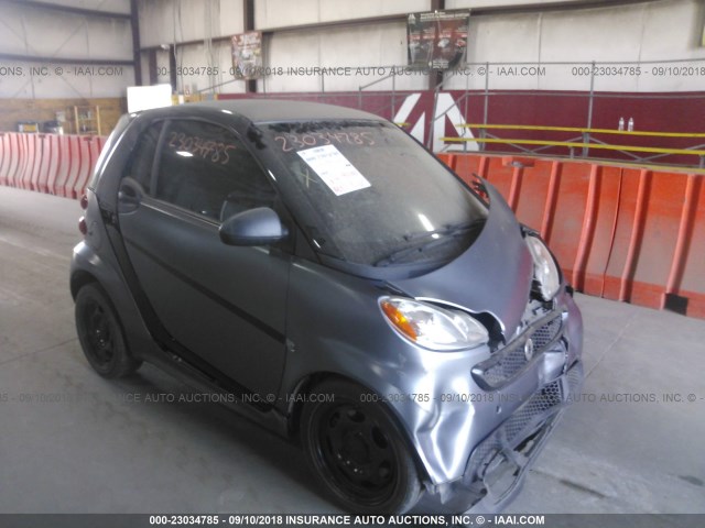 WMEEJ3BAXEK771301 - 2014 SMART FORTWO PURE/PASSION GRAY photo 1