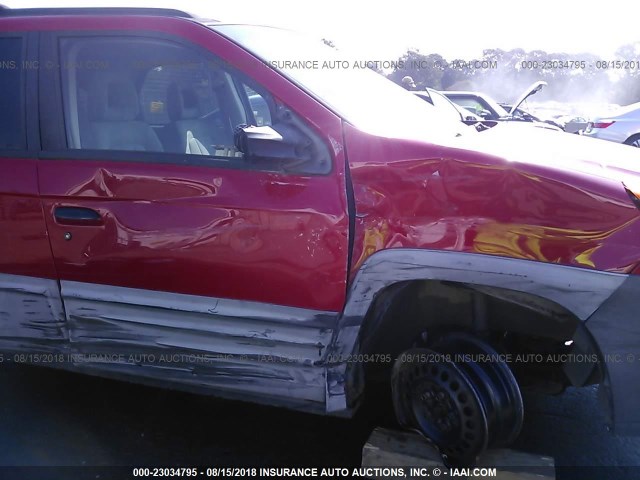 3G7DA03E81S533566 - 2001 PONTIAC AZTEK RED photo 6