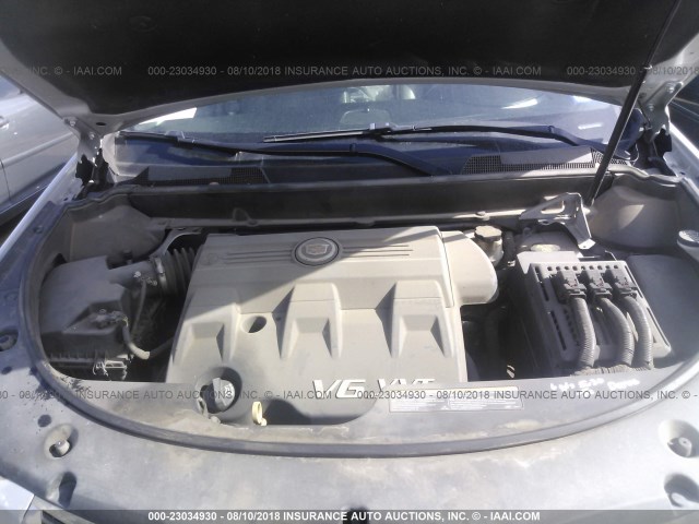 3GYFNBEY2BS526710 - 2011 CADILLAC SRX PERFORMANCE COLLECTION Сұр фото 10