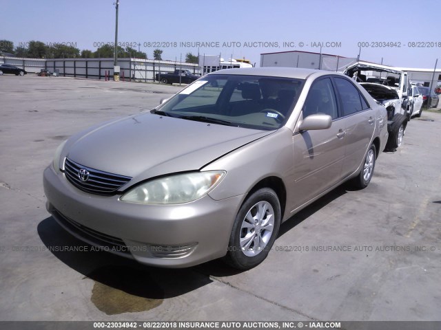 4T1BF32K35U609733 - 2005 TOYOTA CAMRY LE/XLE/SE Qızıl foto 2