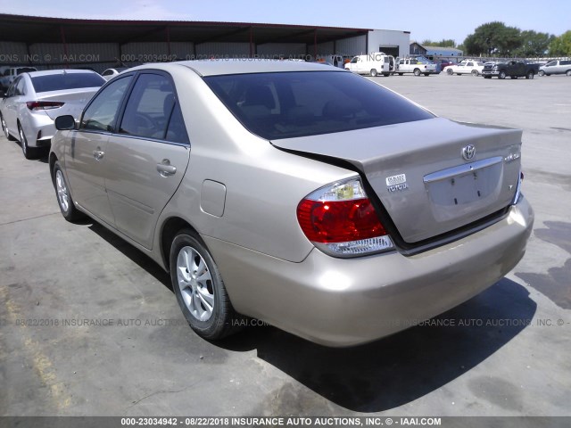 4T1BF32K35U609733 - 2005 TOYOTA CAMRY LE/XLE/SE Qızıl foto 3