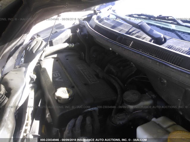 KL1TD566X7B074784 - 2007 CHEVROLET AVEO LS GRAY photo 10
