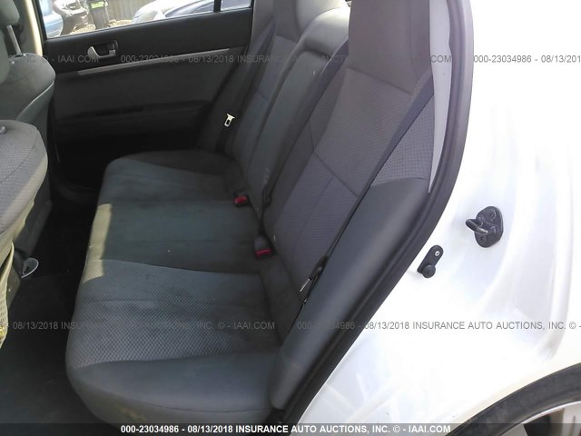 4A32B2FF4BE009250 - 2011 MITSUBISHI GALANT FE WHITE photo 8