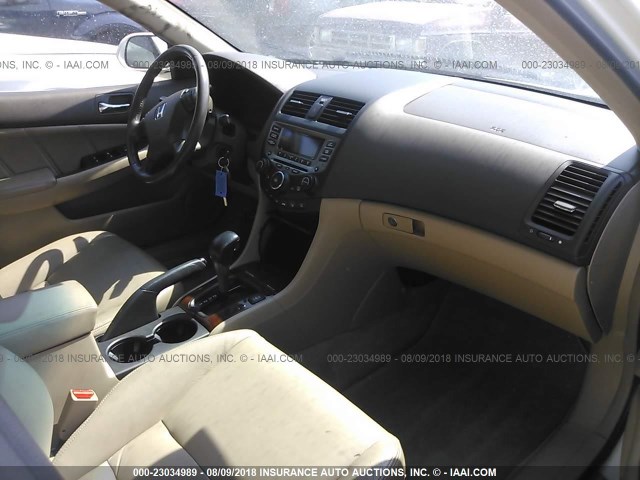 JHMCN36457C002408 - 2007 HONDA ACCORD HYBRID WHITE photo 5