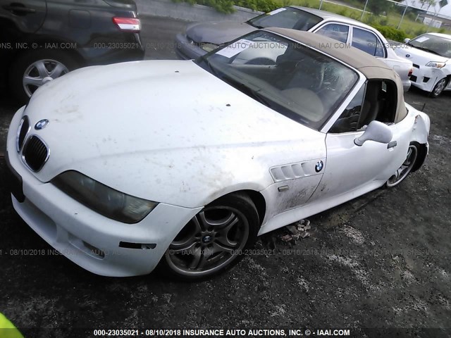 WBACN53471LL46330 - 2001 BMW Z3 3.0 WHITE photo 2